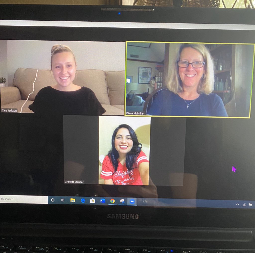 DtMcMillan2017's tweet photo. Zoom PLC time! Best kinder team! #kinderrocks #bellbears @johnsont2816 @AnaisFavela @belltylerisd @bell_library @tylerisd @tylerisdlearn #distancelearning https://t.co/cFy4UjVkkg
