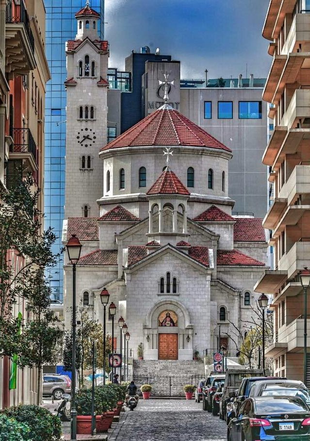 7) Armenian Catholic Cathedral of Saint Elias and Saint Gregory the Illuminator - Debbas Square in downtown Beirut, Lebanon - Construction was funded in 1928 by Pope Pius XI.-End of Thread-