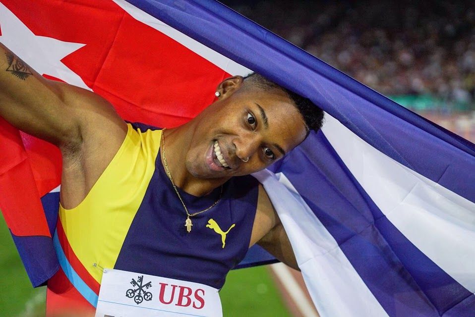 Diamond_League's tweet photo. Throwback Thursday!
At the #ZurichDL ๐จ๐ญ in 2019, Juan Miguel Echevarria leaped to a new #DiamondLeague record of 8.65m!
Click the link because this moment is definitely worth rewatching!๐
https://t.co/DVzhYkh7AW
#ThrowbackThursday #longjump #fieldnation https://t.co/csbh8EhAfr