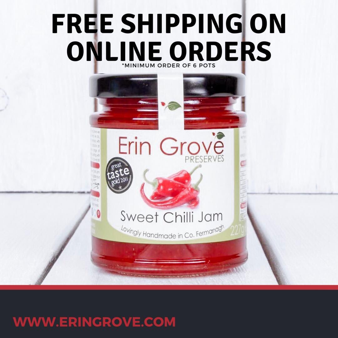 <a href="/LoveErinGrove/">Erin Grove Preserves</a> are offering free shipping on all online orders!

No better excuses to stuck up on all your sweet and savoury preserves 🍋🌶