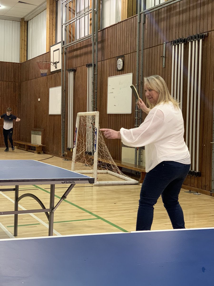 ChelloArtDept's tweet photo. Easter holidays In school saw a social distance selfie, table tennis, pottery, hide and seek, space hoppers and Kahoot! A day In the life of keyworkers 🤓 #keyworker #Easter2020 #TeacherStrong @ChelloAcademy https://t.co/FEbIpwt1Fm