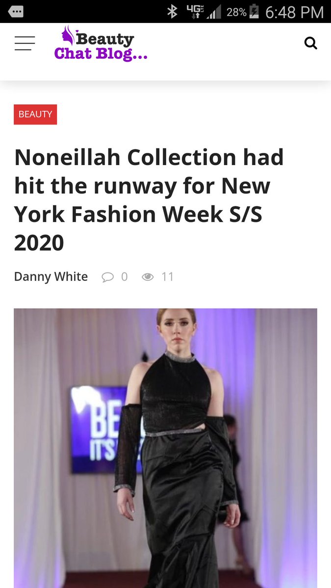Noneillahstore's tweet photo. Noneillah Collection had hit the runway for New York Fashion Week S/S 2020
https://t.co/oajTvG31t5
#noneillahcollection #noneillahcollectionarticles #fashionarticle #ebonymagazine #fashionmagazine #ellea #newyorkfashionweek #celebritystylist #projectrunway #fashionstylist #enews https://t.co/592q3OBJ9g