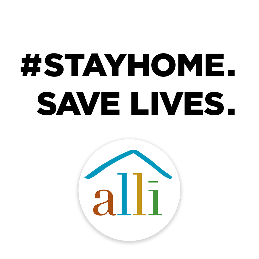 myalli's tweet photo. In times like these, it’s more important than ever to come together. alli is proud to join the #StayHome initiative uniting our entire industry to encourage everyone to stay home if you can to help slow the spread of COVID-19. Together we can save lives. #AloneTogether https://t.co/uGyM0vkVop
