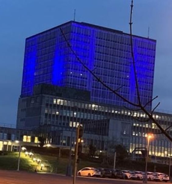 DVLA is BLUE Tonight 👏👏👏 NHS Staff <a href="/NHSHeros/">NHSHeroes</a>