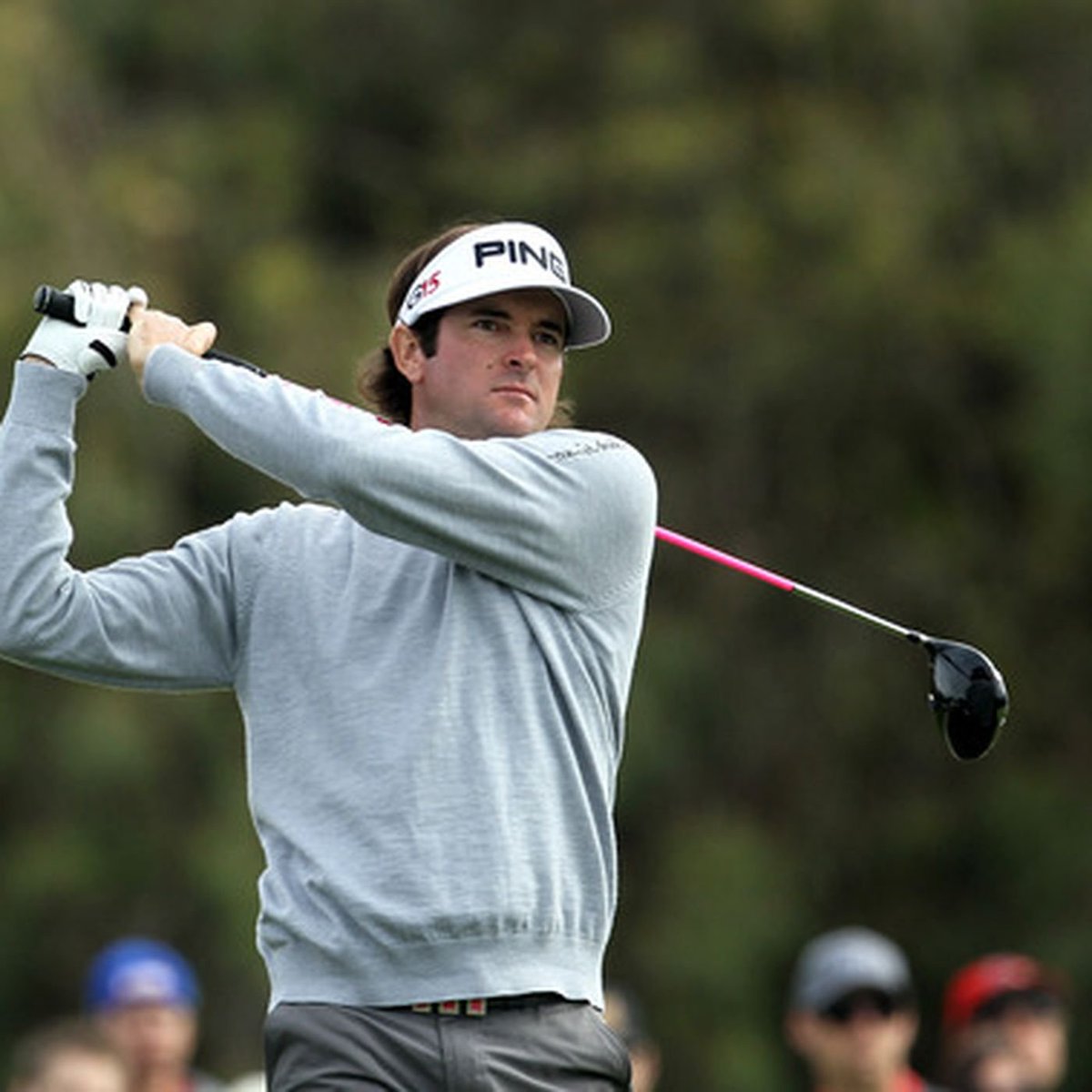 Bubba Watson won the Farmers wearing a  @TRAVISMATHEW sweater. Very simple with the Travis script on the sleeve. Very simple, very cool. Not even sure if that was a sweater then sold. But they should have because it was sweet