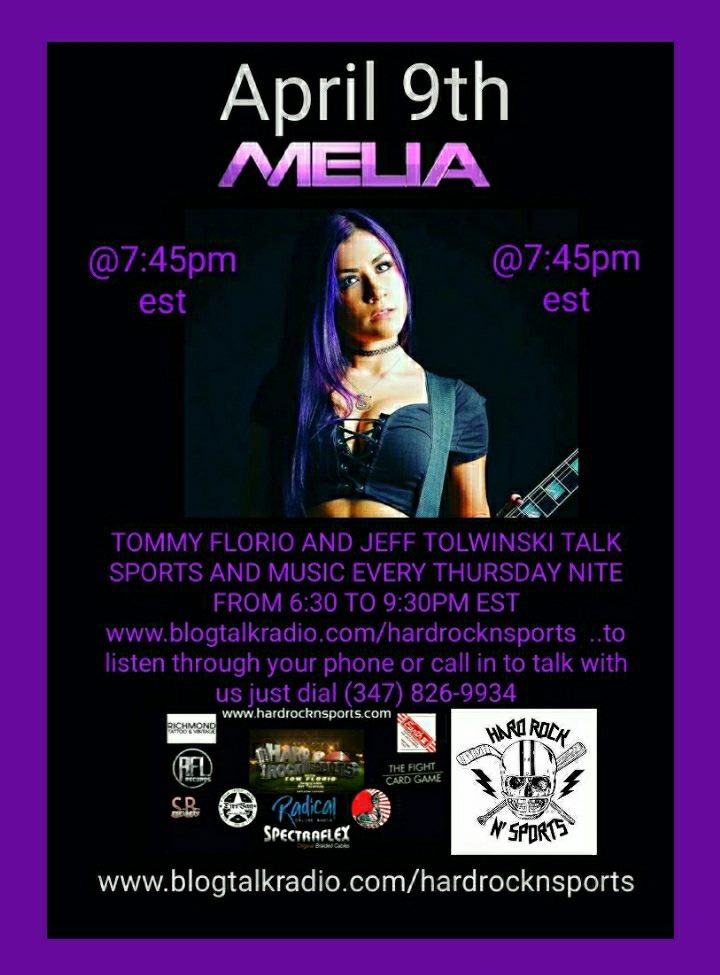 meliamaccarone's tweet photo. Tonight 7:45pm EST Tune in! ๐๐ค๐ธ
https://t.co/vxdfhf3fyD
#Meliarocks #KickAssWithMelia ๐ https://t.co/Yhz9bVkqbX