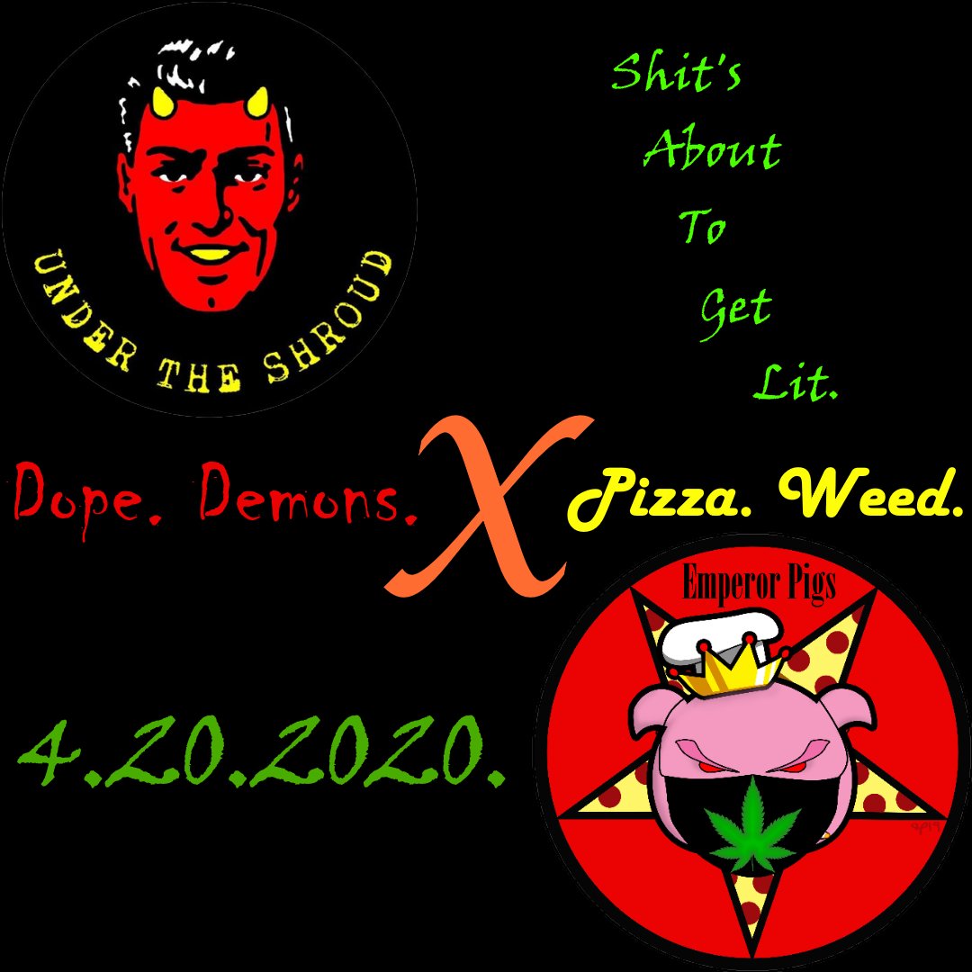 EmperorPigs's tweet photo. Them: Endgame is the most ambitious crossover of all time.

@under_shroud and @EmperorPigs: Hold my blunt-- https://t.co/BroZWISNiE