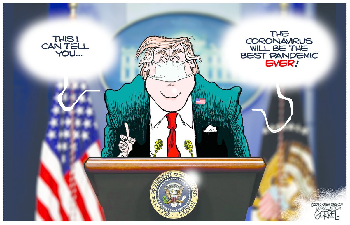 AllanMargolin's tweet photo. 😂Even the Wall Street Journal Editorial Board calls Trump's briefings a 'waste' https://t.co/TQhrhY7mTc via @dailykos & #Gorrell 🤣
@JWeber988 @jenjavajunky @VintageKnits @LuciaRendn4 @sarvogel @Archaeologist03 @Charms77 @PantherResists @Notmypreside11 @ElosserDonna https://t.co/gFucLzGzSv