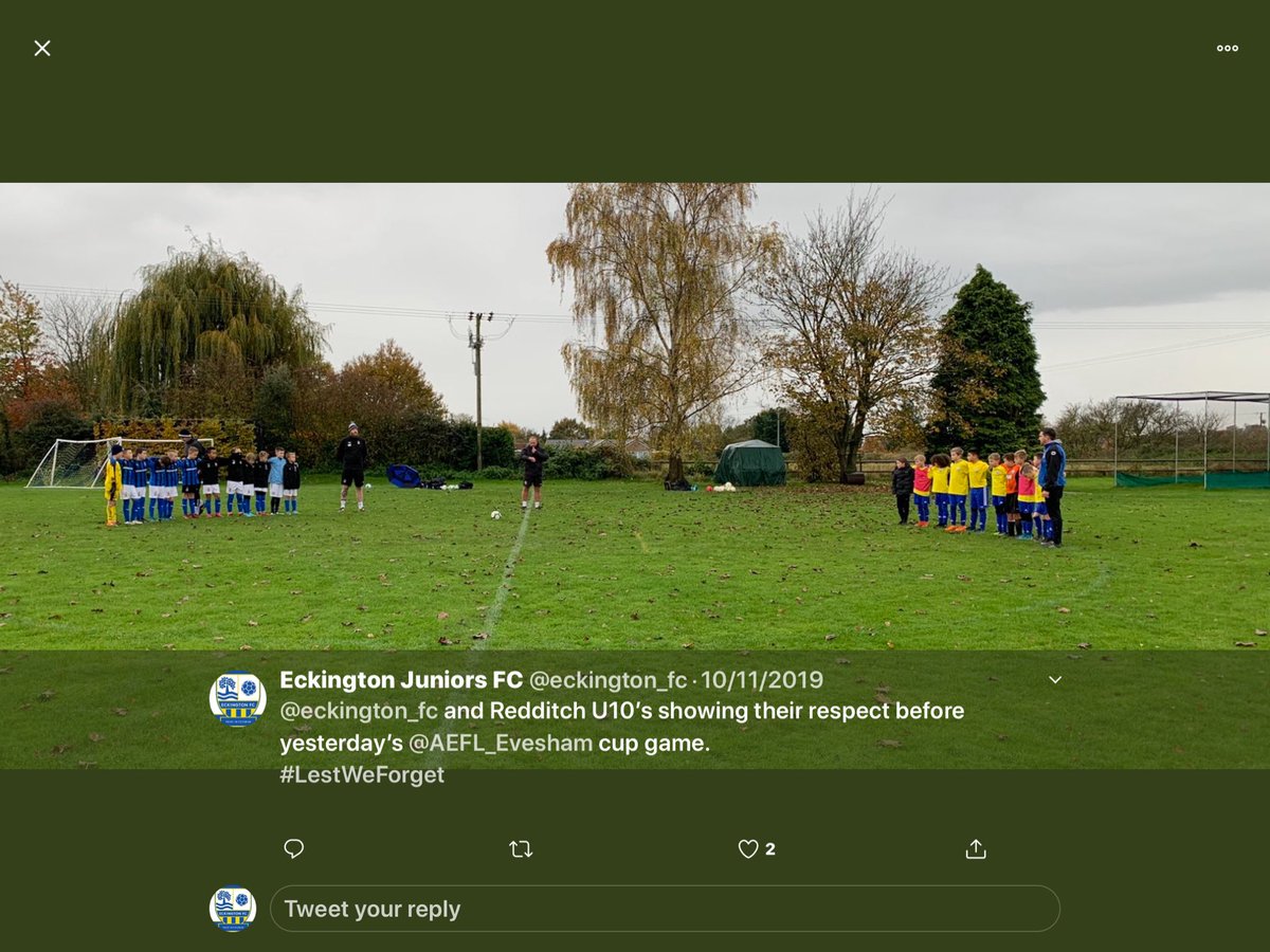 Eckington Juniors FC (@eckington_fc) on Twitter photo Thanks for the nomination <a href="/PTFC88/">Pershore Town FC</a> , we're up for the challenge, here's our selection...
The Badge 💙❤️
The Rec #fortress 🏟️
The Players ⚽️
The Supporters 👏
Eckington Juniors nominations...<a href="/BredonAFC/">BredonAFC</a> <a href="/DroitSpaFC/">DROITWICH SPA FC (C)</a> <a href="/RushdenDiamonds/">Rushden & Diamonds</a> Thanks for the nomination <a href="/PTFC88/">Pershore Town FC</a> , we're up for the challenge, here's our selection...
The Badge 💙❤️
The Rec #fortress 🏟️
The Players ⚽️
The Supporters 👏
Eckington Juniors nominations...<a href="/BredonAFC/">BredonAFC</a> <a href="/DroitSpaFC/">DROITWICH SPA FC (C)</a> <a href="/RushdenDiamonds/">Rushden & Diamonds</a>