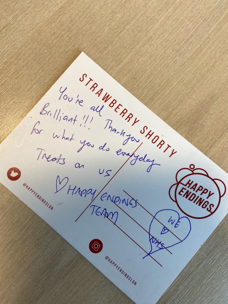 NE LondonAnaesthesia (@blsagas) on Twitter photo It doesn’t get better than this. Donation of ice creams and cookies for the staff in the anaesthetic department at the #royallondonhospital. Thank you <a href="/HappyEndingsLDN/">Happy Endings ™</a> #bekind #covid19 #covidheroes It doesn’t get better than this. Donation of ice creams and cookies for the staff in the anaesthetic department at the #royallondonhospital. Thank you <a href="/HappyEndingsLDN/">Happy Endings ™</a> #bekind #covid19 #covidheroes