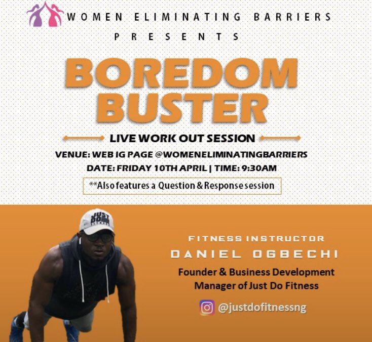 wwebstars's tweet photo. IT’S BOREDOM BUSTER TOMORROW !!! 🏋️‍♀️🏋️‍♀️🏋️‍♀️

Have you been planning to work out this period but don’t have any motivation?
Well, now you can join the WEB #fitfamgeng and work out with us on Instagram live tomorrow at 9:30am

https://t.co/ukmndRR6VC

❤️ https://t.co/sN9J54rCXp