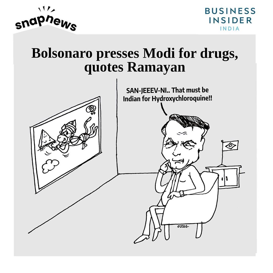 nextworkz's tweet image. #businessinsiderin   
look what Jair Bolsonaro calls Hydroxychloroquine its a ‘sanjeevni booti’. must be influenced by Trump calls Hydroxychloroquine ‘gift from heaven
.
.

#coronavirus #covid19 #healthnews #businessnews #Nextworkz #ChineseVirus #QuarantineLife