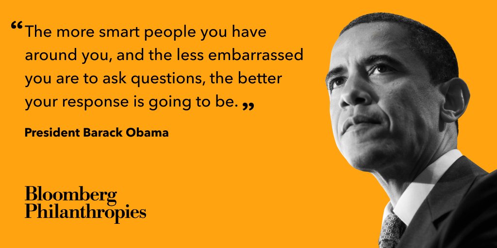 MikeBloomberg's tweet photo. Being a good leader in crisis requires a steady hand and a level head.
That’s why I’m grateful to President @BarackObama for joining the @BloombergDotOrg #COVID19 Local Response Initiative’s virtual convening of mayors.
Thank you, President Obama. https://t.co/iNR1uQprOT https://t.co/C6kG1fiVz0