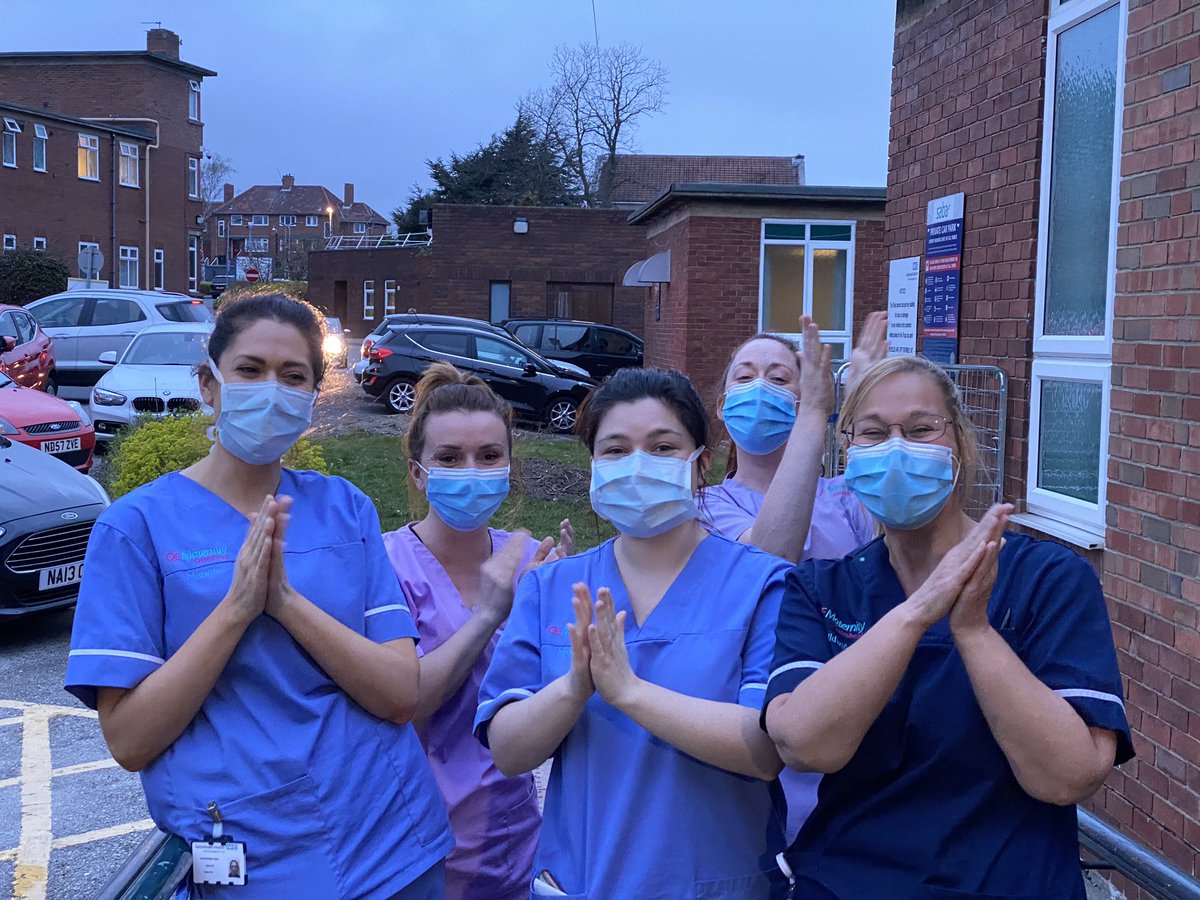 MrsBMc26's tweet photo. Maternity staff @QEGateshead showing appreciation for their colleagues #ClapForCarers #nhs https://t.co/I7xu9FrrXR