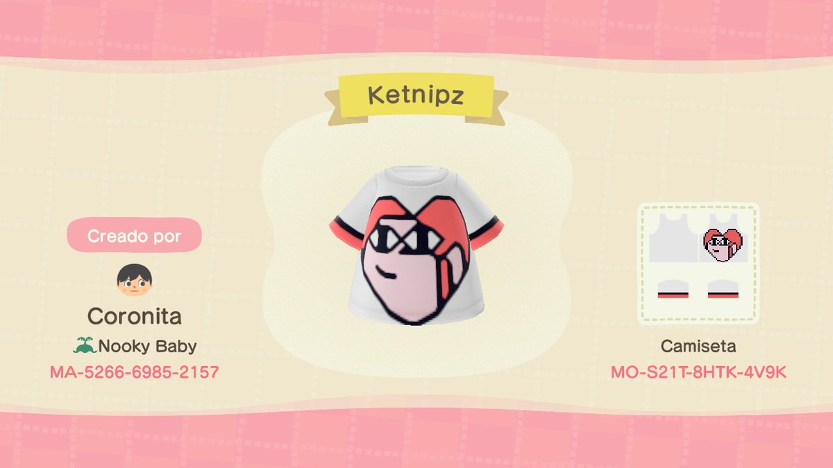 cdcoronita's tweet photo. Les hice estos diseños :)
#AnimalCrossingNewHorizons #ACNH #NintendoSwitch #Ketnipz #TheBean #HarryHambley #SarahAndersen #SarahsScribbles #AlexNorris #OhNo #Comics #SocialMedia https://t.co/BwMO5EiaSN