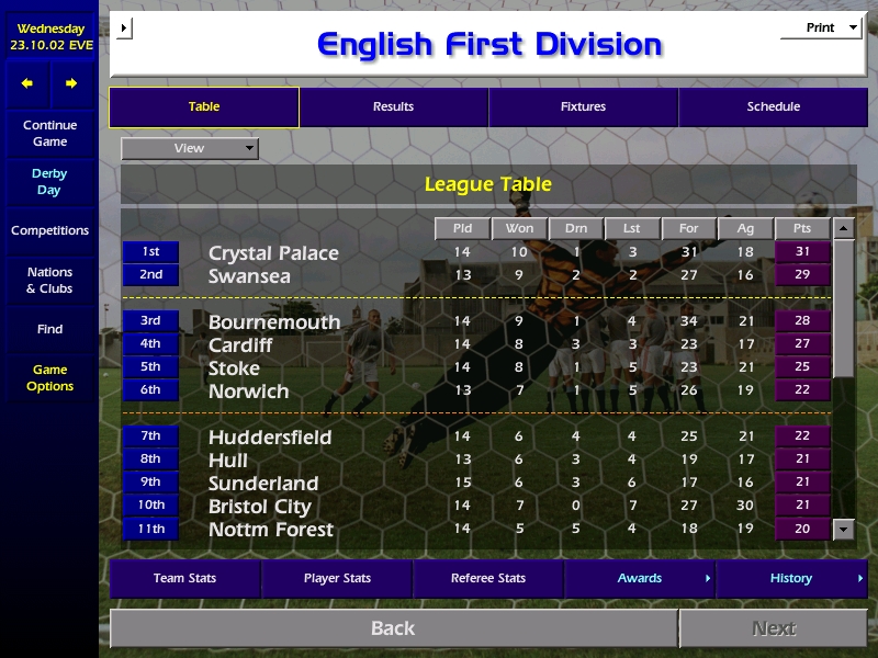 Season 2 - I just got fired. It feels weird. I think it's going to take some time to find a club, so maybe i'll accept clubs that aren't on my list but as long as there's an interesting derby to play. Adieu les amis   #CM0102  #DerbyDay