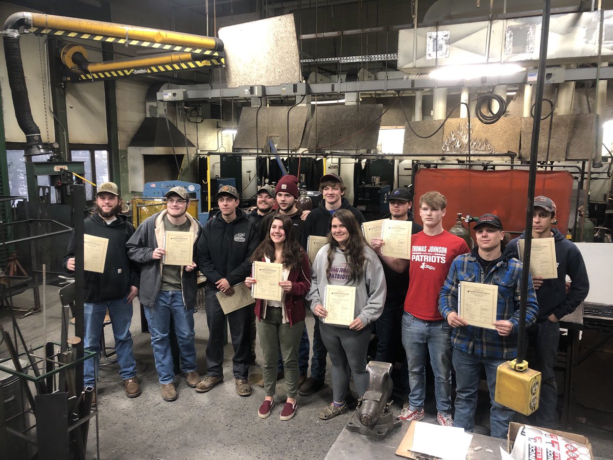 Congratulations once again to the second-year Welding students at CTC who all passed their AWS structural steel certification tests before schools were closed.