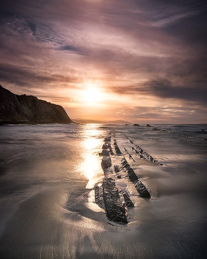 garci78's tweet photo. Atardecer en los Flysch https://t.co/SSyfHDhbsu