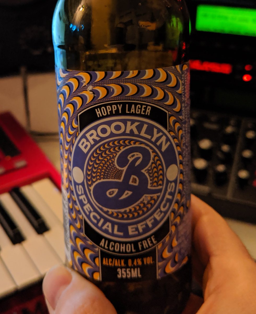 noisefusion's tweet photo. The sound designer's non-alcoholic, lockdown beer of choice... #sounddesign #radioimaging #production https://t.co/db33hv6Q9R