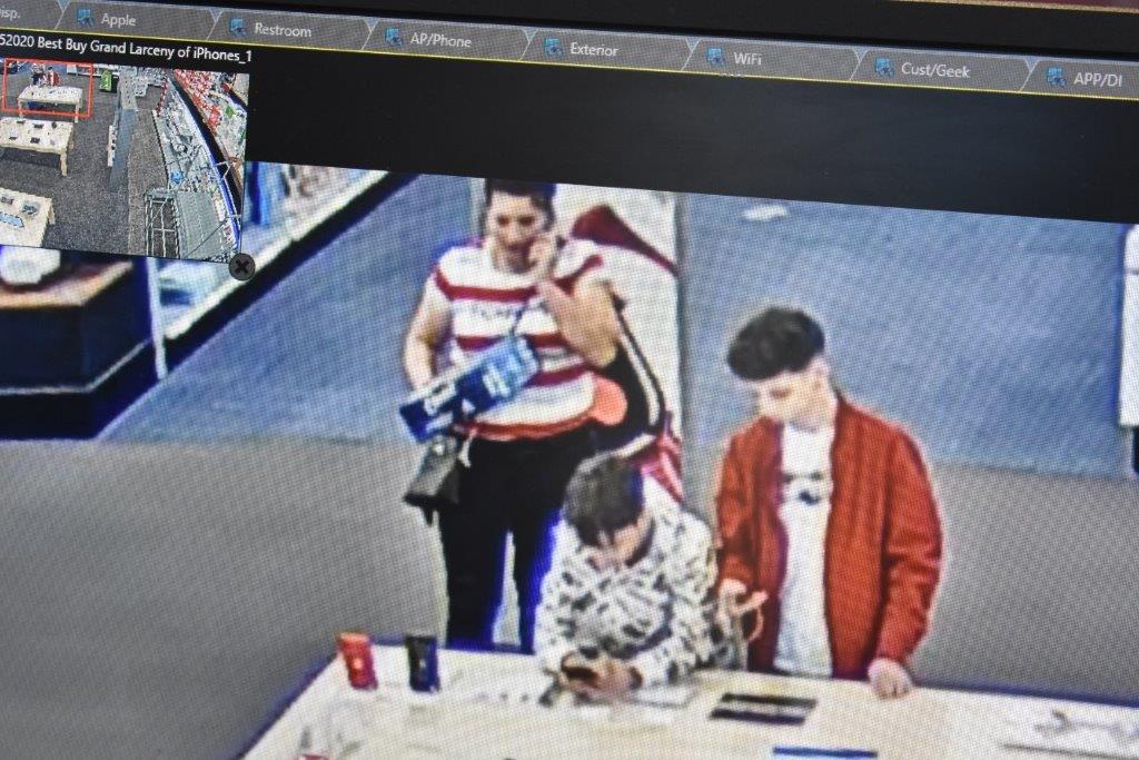 OKCPD's tweet photo. Do you recognize these three? They shoplifted from the Best Buy at 5801 N. May. If you know who they are, call Crime Stoppers at 405/235-7300 or leave a tip online at https://t.co/YVxGWebkLk. You can remain anonymous and may earn a cash reward.  2020-0018693 https://t.co/RIUUylb8hh
