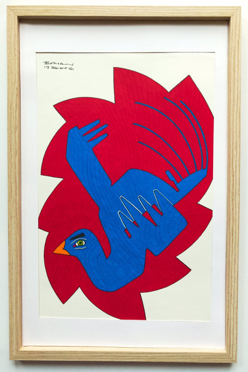 The offer has been going for only a week & fits with my belief that everyone should have access to original artwork. I’ve already had orders from Sydney to Utah. I’m running low on poster tubes, hair & envelopes it’s so popularBlue Bird (2017)