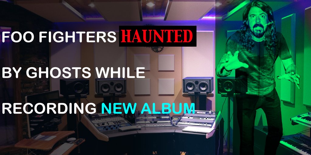 LorgeJake's tweet photo. @foofighters apparently haunted by ghosts while recording their new album? Really cool piece written by @laurynschaffs for @Loudwire  Check it out here: https://t.co/ce0wj7095j #RSJ108 https://t.co/DWVam5G0uC