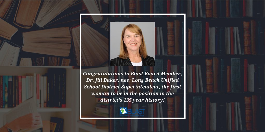 Congratulations <a href="/jbaker000/">Jill Baker, Ed.D.</a> on being selected as LBUSD's next superintendent. We know Dr. Jill Baker will continue to provide a bright future ahead for our Long Beach youth 📚