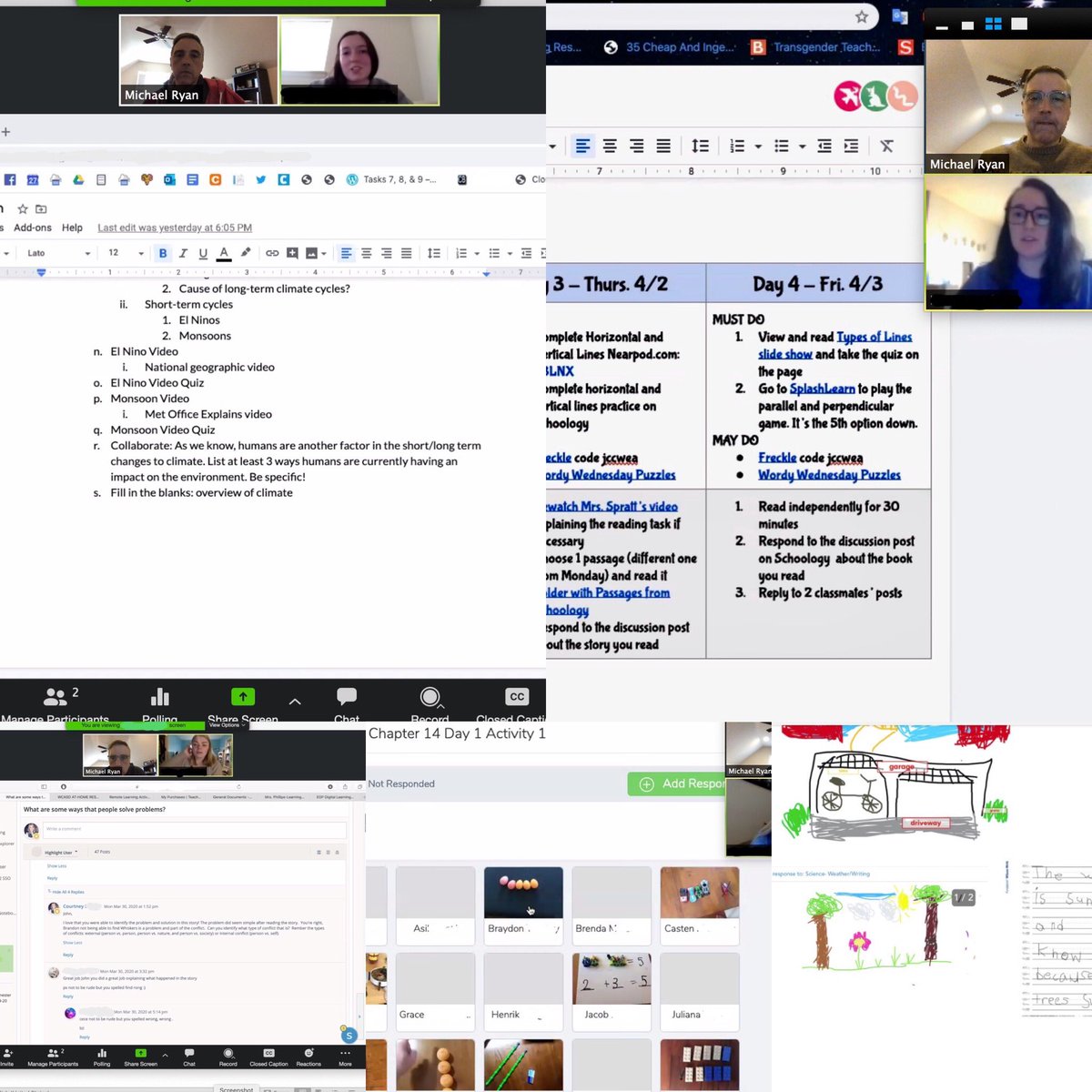 So proud of our #WCUEMGE PDS Interns!  They are so flexible and creative continuing their work with students online.  We’ve been holding rich lesson conversations about their work.  They are working so hard and have great mentors from <a href="/WestChesterASD/">West Chester Area SD</a>!  <a href="/WCU_CESW/">WCU CESW</a>