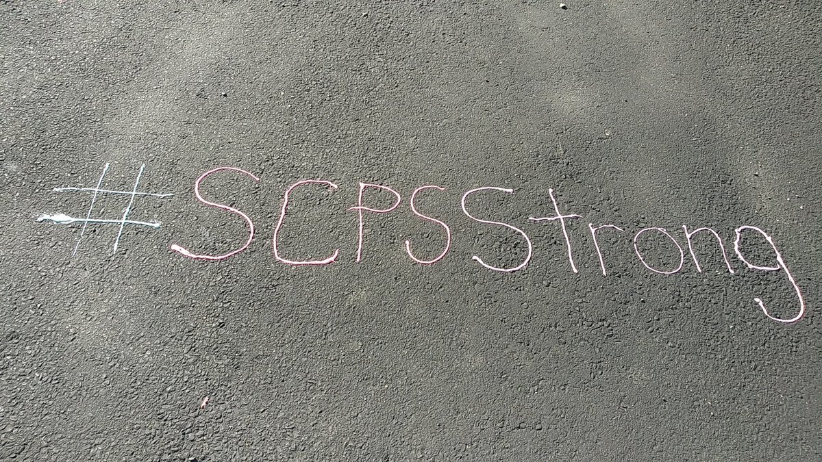 AAntholzner's tweet photo. Puffy sidewalk paint for at-home art today.
#SCPSStrong 
#SCPSStayEngaged 
#rr_bulldogs https://t.co/Whn9NjYhFj