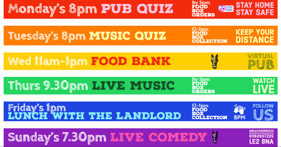 What We Are Doing Virtually Live
Keep In Touch, We Miss You All
#pubs #ukpubs #leicester #StayHome #pubsclosed