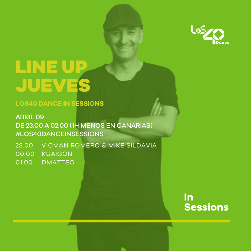 Los40Dance's tweet photo. ¡H😀LA!

Comienza #LOS40DanceInSessions con @Arturograo1 😎🎙

❗@VicAndMikeDjs
❗@KuaigonMusic
❗@dmatteodj

🎧 directo &amp; podcast ¡ Enjoy !
👉 https://t.co/0NkGJWyJ96 https://t.co/pQ7xDm6b5Z