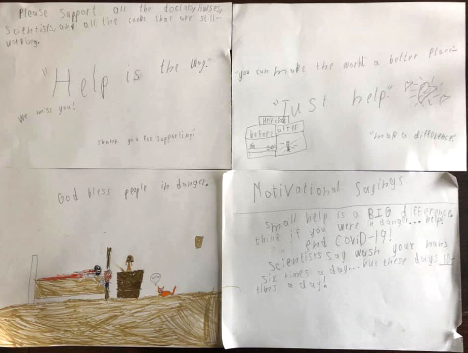 DrawingBrigade's tweet photo. "Help is the way!" —Pippa #drawingbrigade #FirstResponders https://t.co/4BY3F2jWJ6