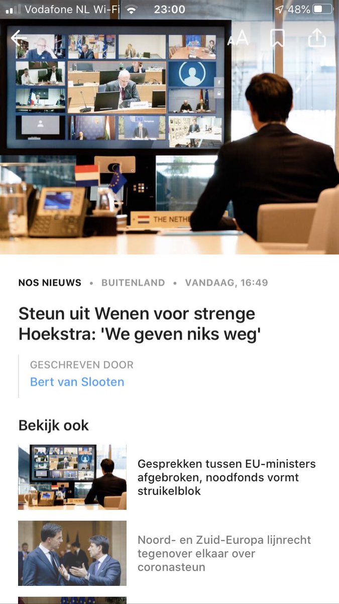 Volgends mij zijn de woorden op van <a href="/Bertvanslooten/">Bert van Slooten</a> #erstaatniksgeschrevenbert <a href="/NOS/">NOS</a>
