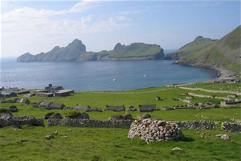 My great-gran came from the most isolated community in the UK, the St Kilda archipelago in the North Atlantic, which has been inhabited for millennia but is so isolated the community that lived there was evacuated in 1930. The location is now a UNESCO Dual World Heritage Site.