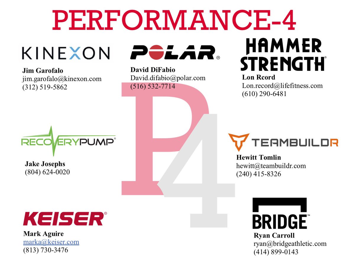 performance_4's tweet image. Thank you to all who attended today we hope you found it educational.

Thank you to all our sponsors and presenters, this clinic wouldn’t be possible without you! 

A special thank you to @HammerStrength @lonrecord for hosting and operating the clinic &amp;amp; to Ted for emceeing.