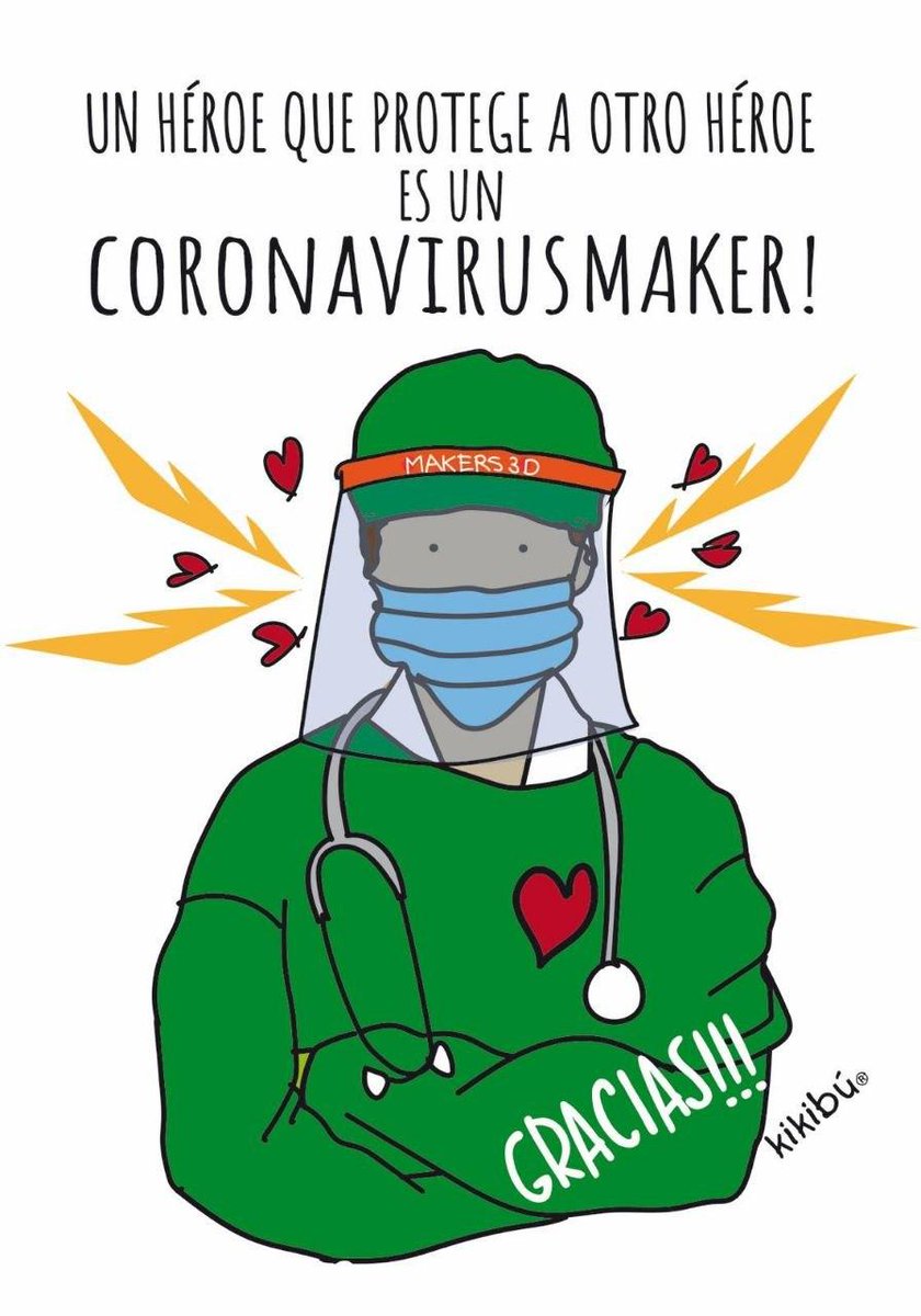 CoronavirusMak3's tweet photo. Otra preciosa ilustración que nos hacen llegar.
¡¡Estas cosas nos hacen mucha ilusión!!
Muchas gracias Kikibú
#CoronavirusMakers https://t.co/zFK64KgXEi