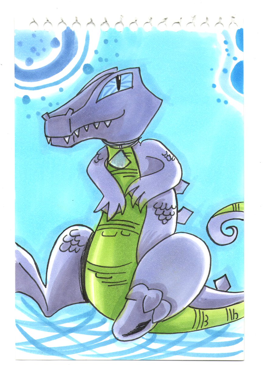 Rounding out the main cast is Iolite, Marine's pet alligator. Her only goal is to eat, sleep, and live a life of comfort. She is clearly the smartest one in the crew.
