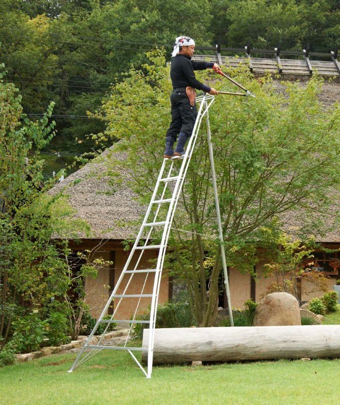 Hasegawa ladders are engineered for safety and built to last. 🌳💯 Hasegawa available #NOW at <a href="/aquaflosupply/">AquaFlo</a>!