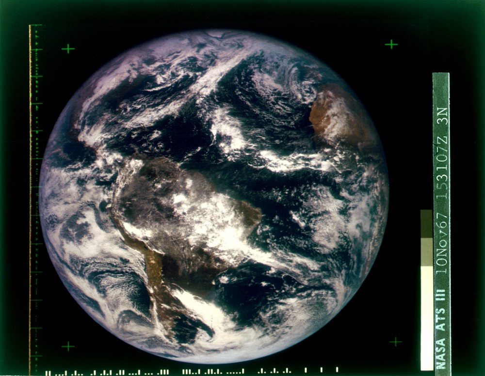 It was only one year later, November, 10 1967 that  @NASA released the first photo of the whole Earth shot from ATS-3 an early weather satellite.