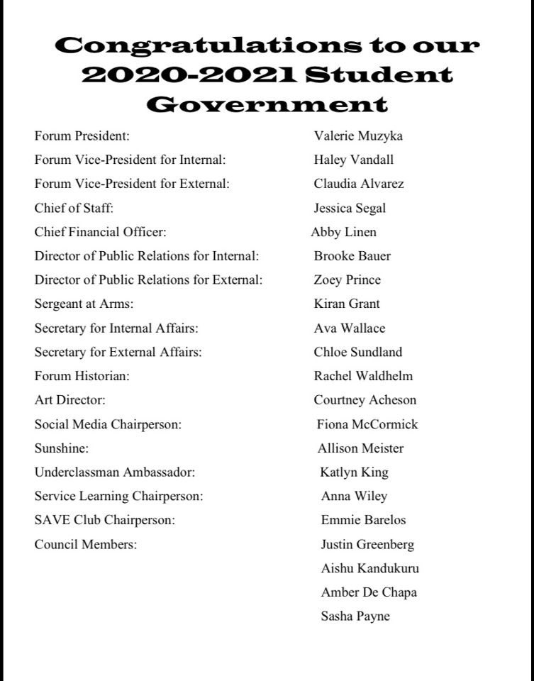 gryphongang's tweet photo. Congrats to your 2020-2021 Student Government Association💚💚 https://t.co/3V8wf99nzW