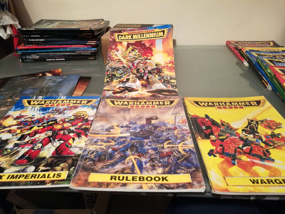 Gargoylesplinth's tweet photo. A blast from the past @WarComTeam !
#warmongers #warwardens #warhammer40k #2nded #gamesworkshop https://t.co/XP796Gl05L