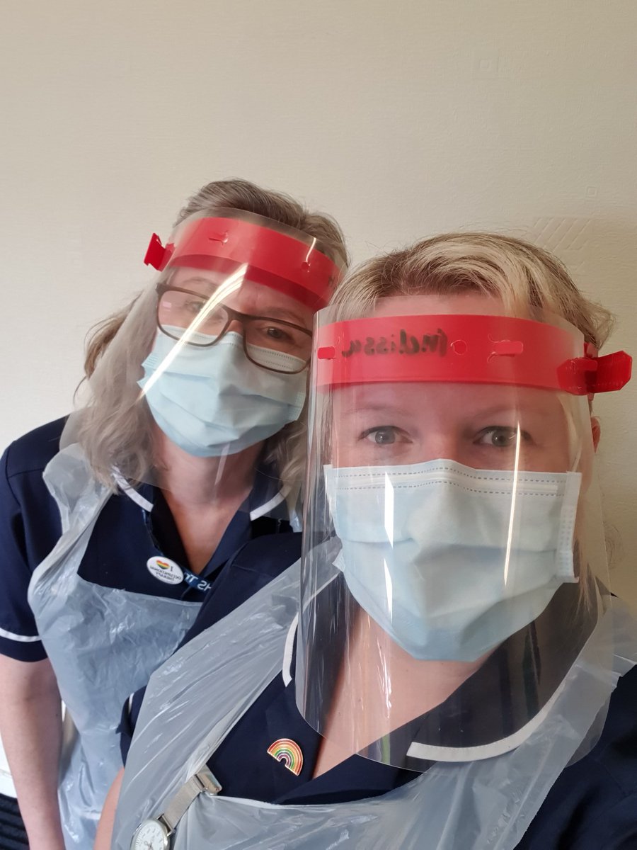 RapidBassetlaw's tweet photo. Thanks to the Tech team @OutwoodValley for our visors to help keep us safe 😍 #COVIDー19  #StaySafeEveryone https://t.co/5ouBxULmRB