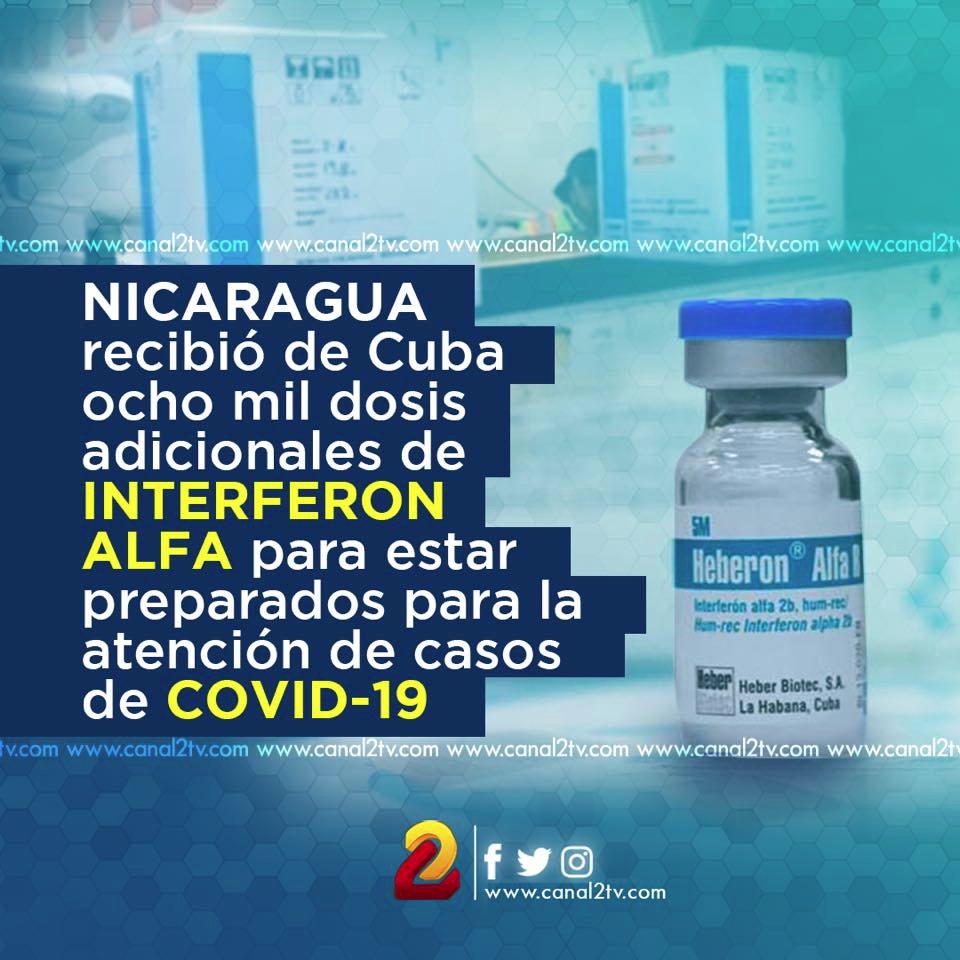 taniasandinista's tweet photo. Tras recibir de #Cuba 8mil dosis adicionales de INTERFERON ALFA, Al mismo tiempo, #Nicaragua envió a #Cuba 600 mil dosis de vacuna de Influenza que serán utilizadas en las Campañas de Vacunación rutinarias que realizan en la isla. 🇨🇺🇳🇮🇨🇺🇳🇮🇨🇺🇳🇮🇨🇺
#BloqueoNoSolidaridadSi 
#PLOMO19 https://t.co/0iery6tiG2
