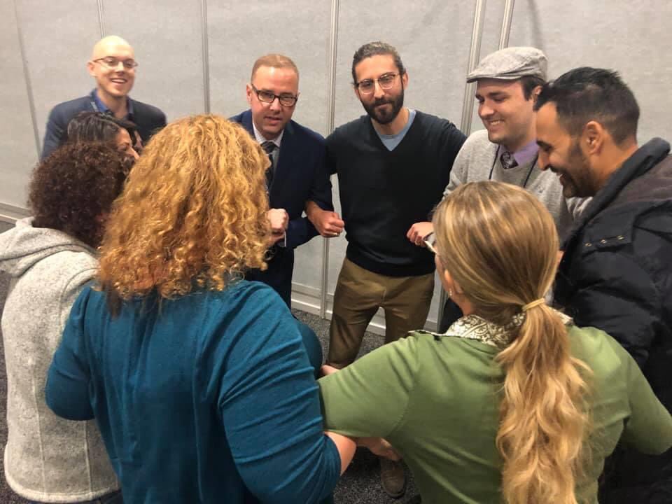 OWLanguage's tweet photo. A fun #throwback to #ACTFL2019!! What a highlight this was! Coming together which such a dynamic community of teachers from all over the world inspires us and reminds us of how connected we all are! #tbt #OWLcommunity #grateful @actfl https://t.co/STsvxepwUJ
