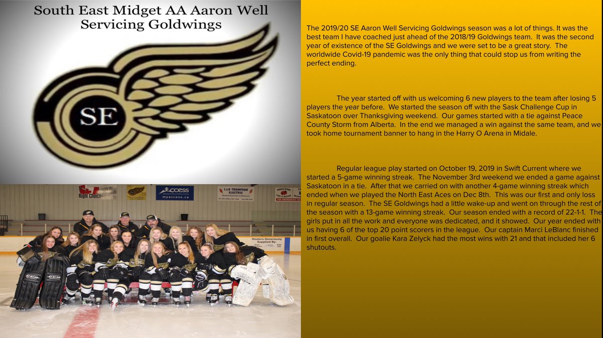 The SouthEast Midget AA Gold Wings were certainly on a heater when the Covid19 hit us, check out the awesome photos and information they have shared with us. Congratulations on your season ladies. Hop over to our Facebook page to read the rest👌<a href="/WMHA18/">30</a>