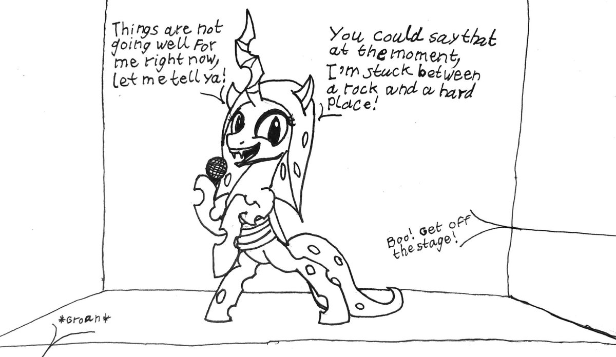 EwoudCPonies's tweet image. Wait, how did she--

ewoudcponies.tumblr.com/post/614955277… 

#queenchrysalis #chrysalis #funnybug #bugqueen