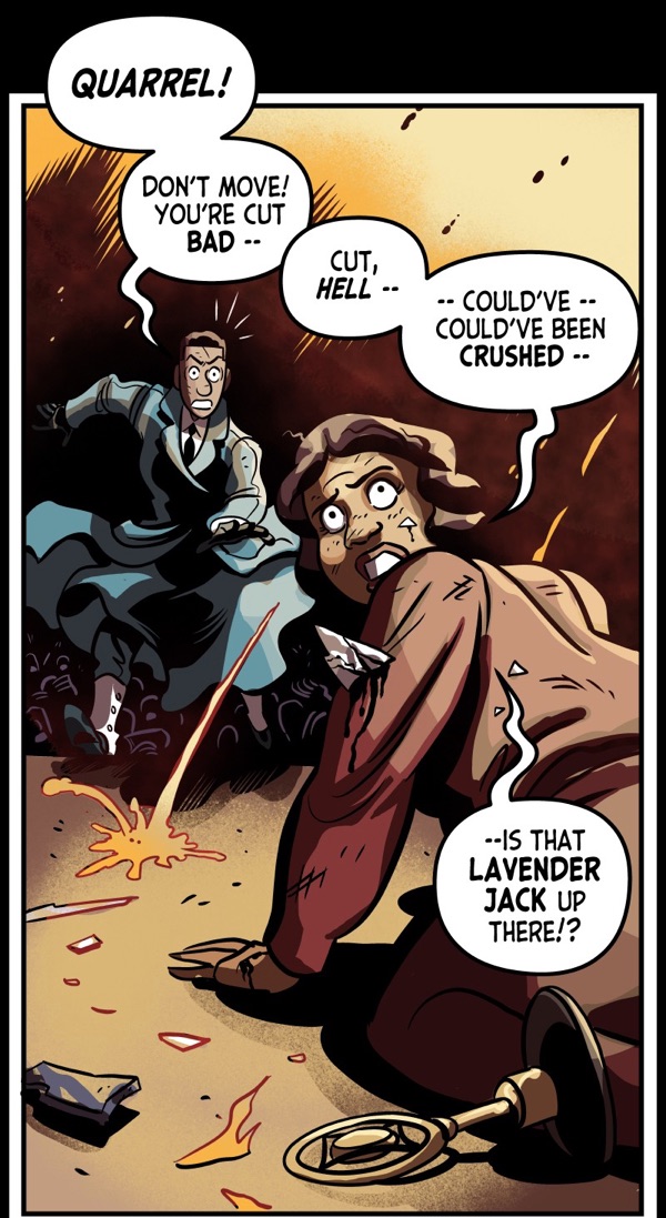 For the mystery fans perusing the #Meetthewebcomic tag, here's LAVENDER JACK -- an alt-1910s action/thriller series featuring masked men, high society, and revenge?
You can start from ep. 1 here: https://t.co/3hNWzHdGXi
Or jump right in with Season 2! https://t.co/ytAiE0rjyS