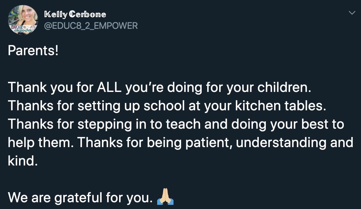 MissConley_761's tweet photo. Parents— we see you and we appreciate you!! https://t.co/hwkhEEFMsX