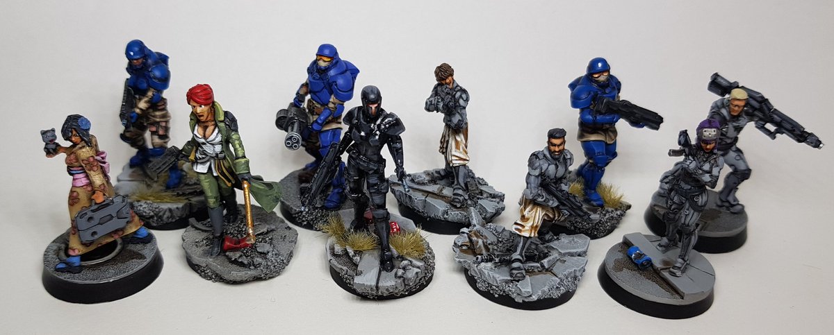 BKRedaktion's tweet photo. Did someone ask for some #Ghostintheshell #miniatures? -bb #infinitythegame #paintingwarhammer #miniatures #miniaturepainting #wargaming #warmongers #fallenfrontiers #scale75 #corvusbelli #scifi #MasamuneShirow #productionig https://t.co/bmqmkQjk2O