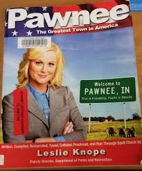 7.) The book "Pawnee: The Greatest Town in America" written by Leslie Knope, was actually published.